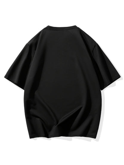 Women's Loose Fit Cotton T-Shirt with GK Letter Print