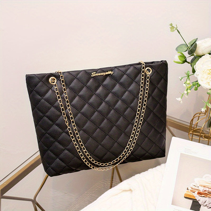 1 հատ կանացի մեծ տարողությամբ դույլ-պարկ - հաստ շղթայով ուսի պայուսակ՝ ճարմանդով փակվող, թևատակ/ցանց (ընտրեք), առօրյաից մինչև նորաձև պայուսակ՝ հարմար կանանց համար