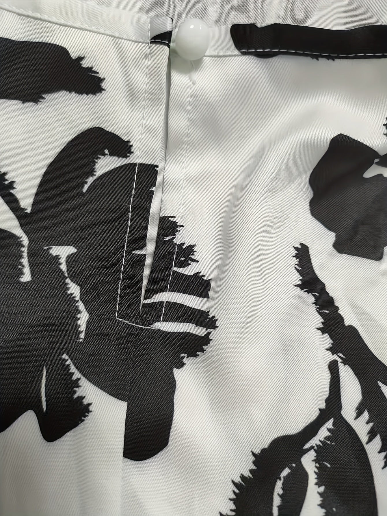 ZD0410952 Women's Printed Spring/Summer Elegant Commuter Casual Shirt 2pcs Set