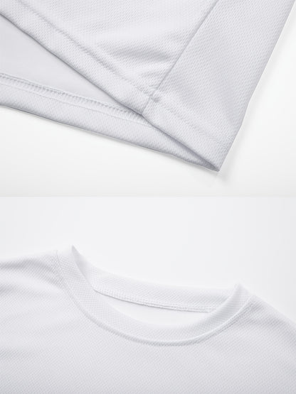 Boys' Quick-Dry Summer Shirt & Shorts Set with Reflective Strips