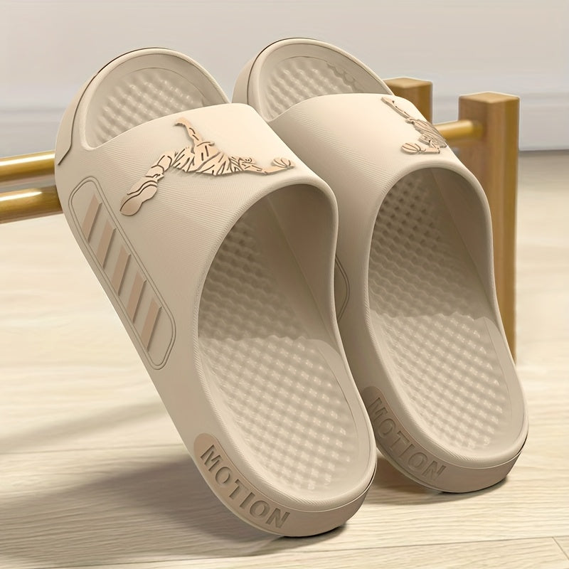 A Pair of EVA Slippers Featuring a Contrasting Sporty Design, with a Cloud-Like Soft And Comfortable EVA Sole. The Minimalist Style Is Fashionable And Versatile - ayq