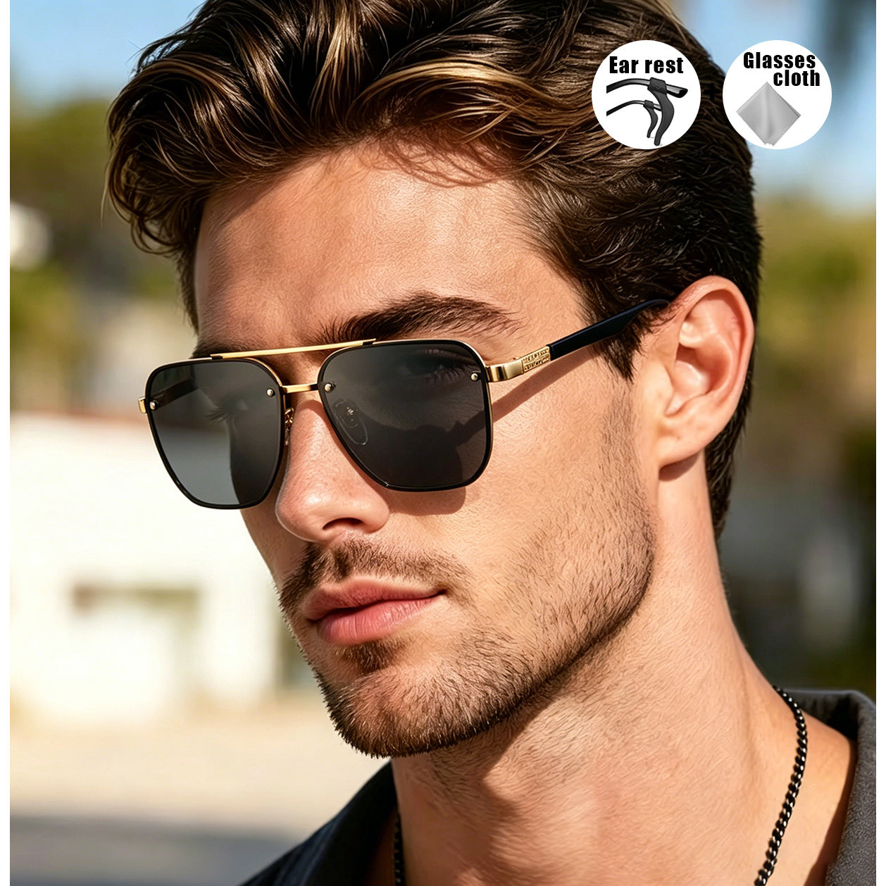 Vintage Geometric UV400 Sunglasses for Men and Women