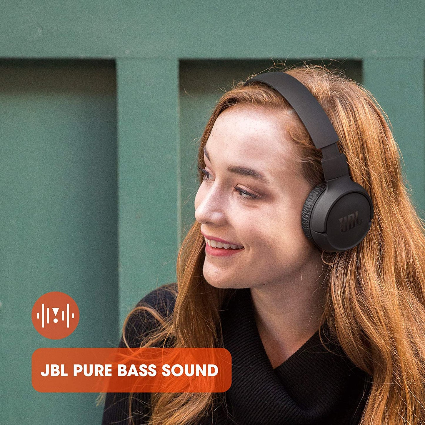JBL Tune 510BT - Bluetooth Headphones with up to 40 Hours Battery, Microphone for Call, Foldable and Comfortable, Android and Ios Compatible (Black)