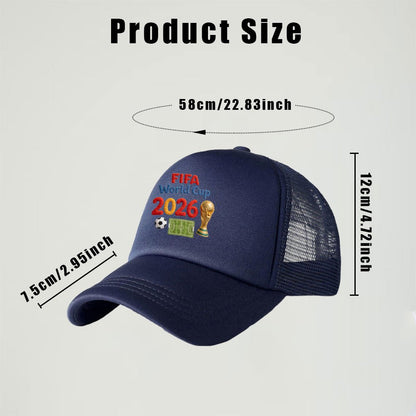 FIFA 2026 World Cup Adjustable Breathable Mesh Baseball Cap