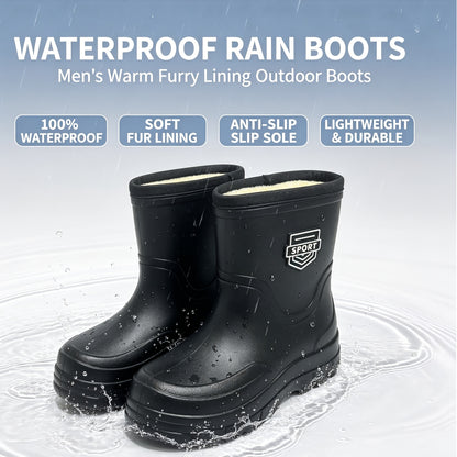 Men's Waterproof High-Top EVA Winter Snow Boots