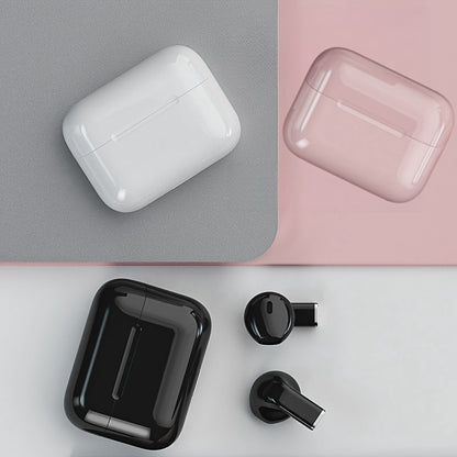 New Style True Wireless 13.46 cm-ear couple mini headset music TWS video Earbuds HIFI Dolby bass Stereo HD calling Earphones for Android for iPhone Cellphone gaming Earpieces smart headphones