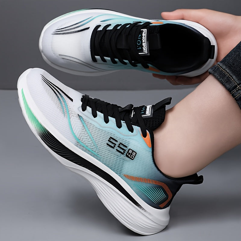 Men'S Breathable Mesh Casual Sports Shoes for Spring And Summer, Soft-Soled Non-Slip Shock-Absorbing Running Shoes for Students - Oversized Tennis Casual Walking Fitness Hiking Shoes - The Perfect Athletic Footwear for Outdoo - ayq