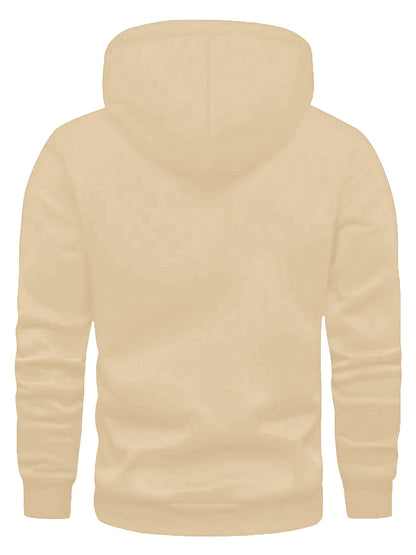 Men's Hooded Sweatshirt with Argentina Design - Casual Winter Pullover
