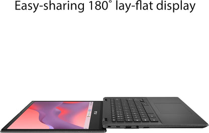 ASUS Chromebook CM14 Laptop, 14" HD Anti-Glare Display (1366X768), Mediatek Kompanio 520, 4GB RAM, 64GB Emmc, Chromeos, Gray, CM1402CM2A-DS44, Gravity Grey