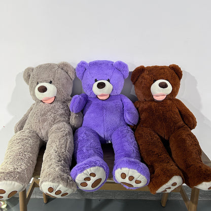 95Cm/37.4In Cartoon Plush Doll Large Bear Stuffed Toy Home Essentials Soft Plush Animals Big Bear Home Decor Party Adorable for Children Ideal Gift for Birthdays And Holidays