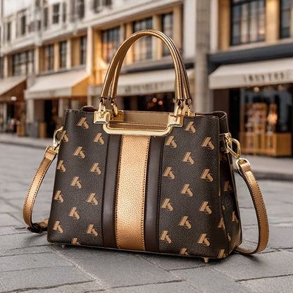 Lorna Vesta Elegant Women's Leather Tote with Removable Strap