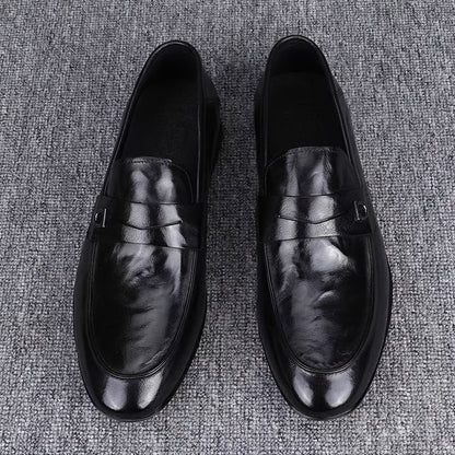 Men's Business Loafers with Metal Detail for Work & Travel