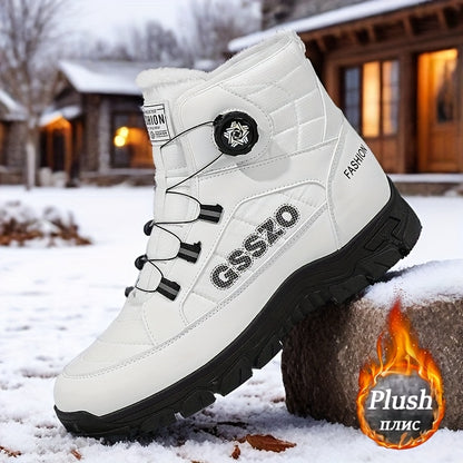 GSSZO Men's High-Top Hiking Boots with Height Increase - Slip-Resistant & PVC Sole, - -Terrain Boots Suitable for Urban Streetwear, Outdoor Trekking, Heavy-Duty Wear - Comfortable & Durable (Year-Round Use)