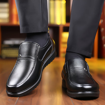 Men's Slip-On Business Casual Shoes All-Season Comfort