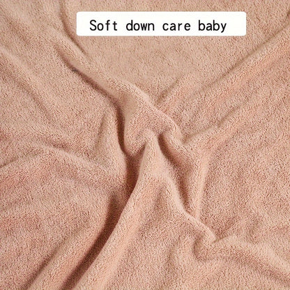 Adorable Animal Design Baby Boy's Soft Hooded Bathrobe - Super Absorbent & Quick-drying Blanket - Suitable For Aged 0-3