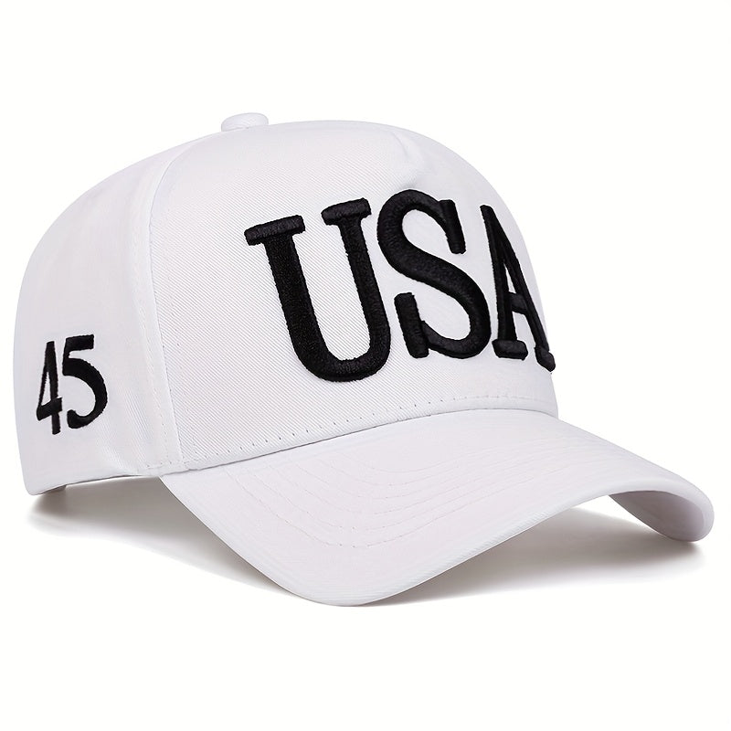 USA Flag Embroidered Casual Baseball Cap for Men & Women