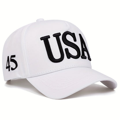 USA Flag Embroidered Casual Baseball Cap for Men & Women
