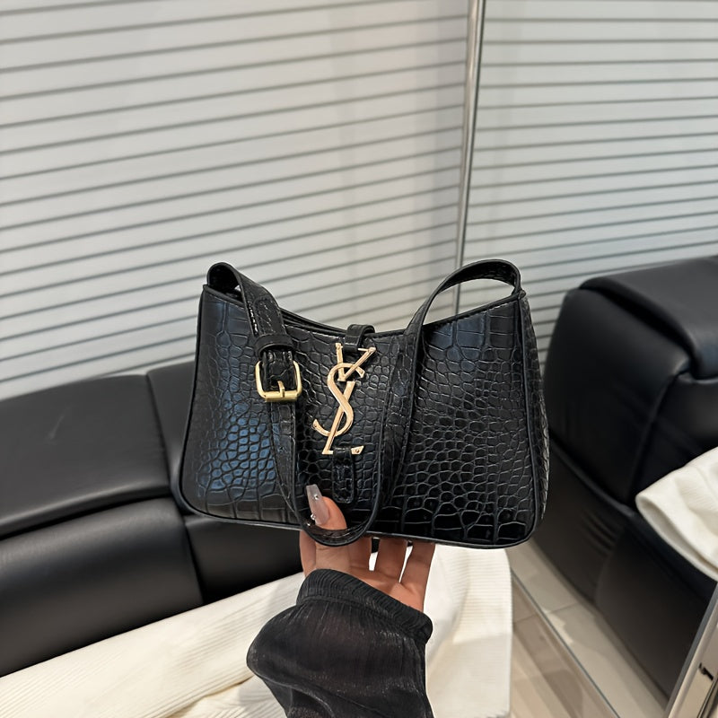 2025 Summer Women's Stylish PU Single-Shoulder Square Bag