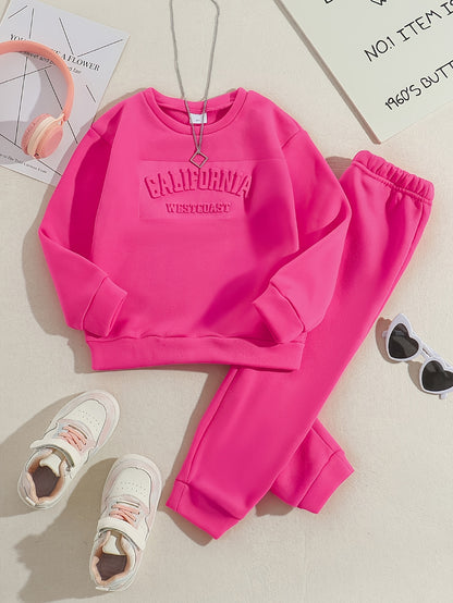 Տղա աղջիկների աշուն/ձմեռ տառերով դրոշմված տաք, աստառով սվիտեր և մարզաշապիկ, իդեալական է բացօթյա օգտագործման համար