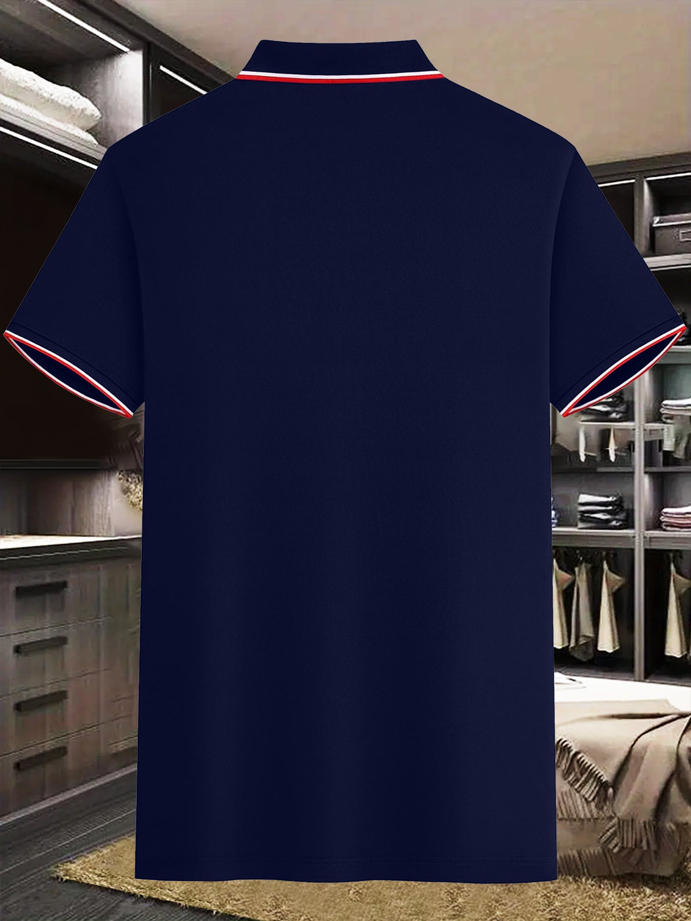 Men's Fashion Collared Shirt Calvin Print, Summer Suitable for Sports and Casual Outings - ayq