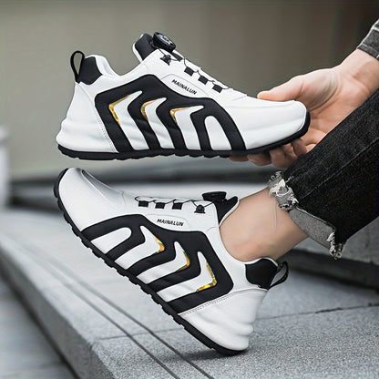 Men's Casual Lightweight Athletic Shoes with Rotary Design