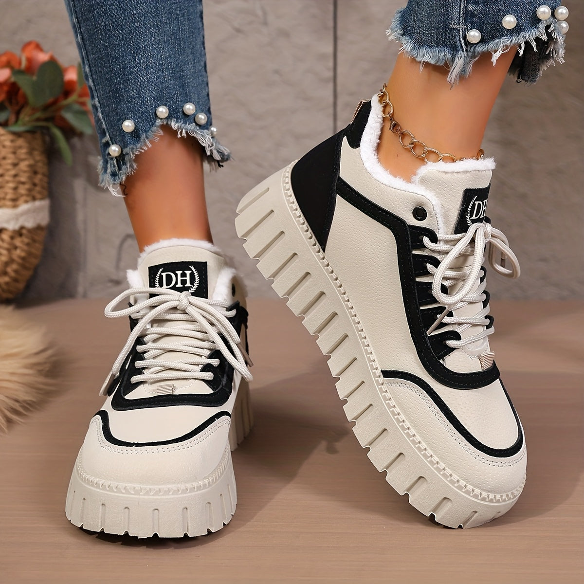 Women'S Winter Snow Boots - Non-Slip TPR Sole, Warm Insulated Cold Weather Shoes with Cushioned Insole - All-Season Outdoor & Everyday Boots for Women - Easy-Clean, Winter Footwear, Durable Traction Footwear, Cold Weather Foo