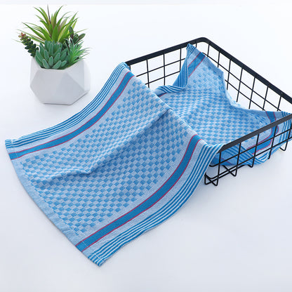 4/6pcs Kitchen Dish Towels, Super Soft Waffle Weave, Colorful Plaid Pattern, Large Square Rags for Washing and Drying Dishes, Household Use, Washable Kitchen Towels, Tea Towels, Suitable for Living Room, Bedroom, Bathroom, To