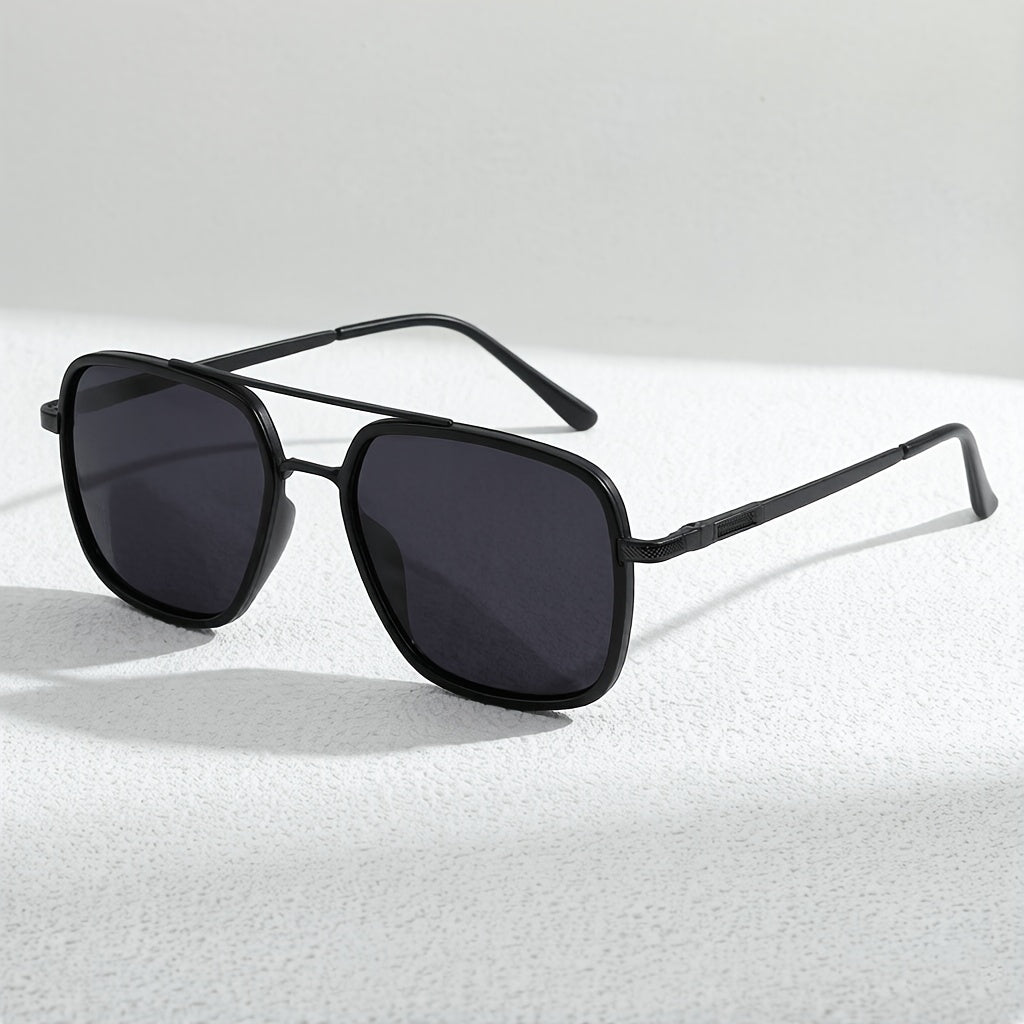 Unisex Double Bridge Polarized Sunglasses with TAC Lenses