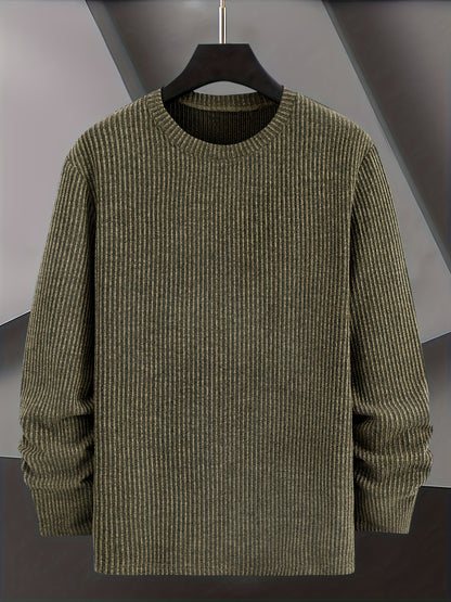 Տղամարդու տրիկոտաժե սվիտեր, գարուն/աշուն ոճի, երիզավոր մարզաշապիկ, ժակարդ, առօրյա, նորաձև, բացօթյա վերնաշապիկ