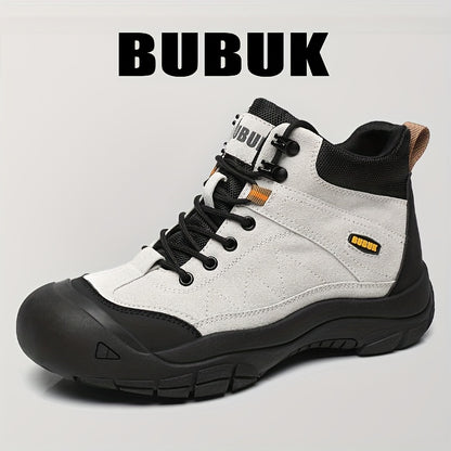 Men's Versatile Mid-Top Lace-Up Casual Outdoor Boots
