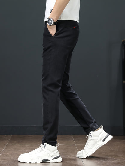 Men'S Spring Casual Trousers, Lightweight Business Outdoor Straight-Leg Pants, Versatile And Stylish for Spring And Autumn, Suitable for Sports And Formal Occasions.