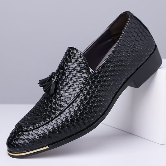 Men's Classic Tassel Loafers - Casual & Business Slip-On Shoes