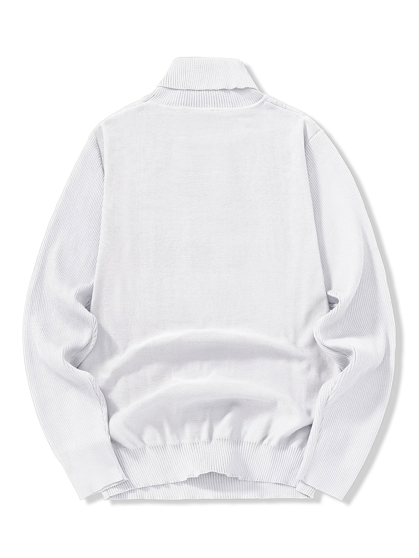 Տղամարդու միագույն, բարձր օձիքով սվիտեր, բարձր առաձգական, ոճային, հարմարավետ և տաք վերնաշապիկ, հարմար է աշնանը և ձմռանը բացօթյա հագուստի համար, հիմնական շերտի սվիտեր, գծավոր տրիկոտաժե բարձր օձիքով սվիտեր - երկար թևքով պուլովեր, առանձնահատկություններ