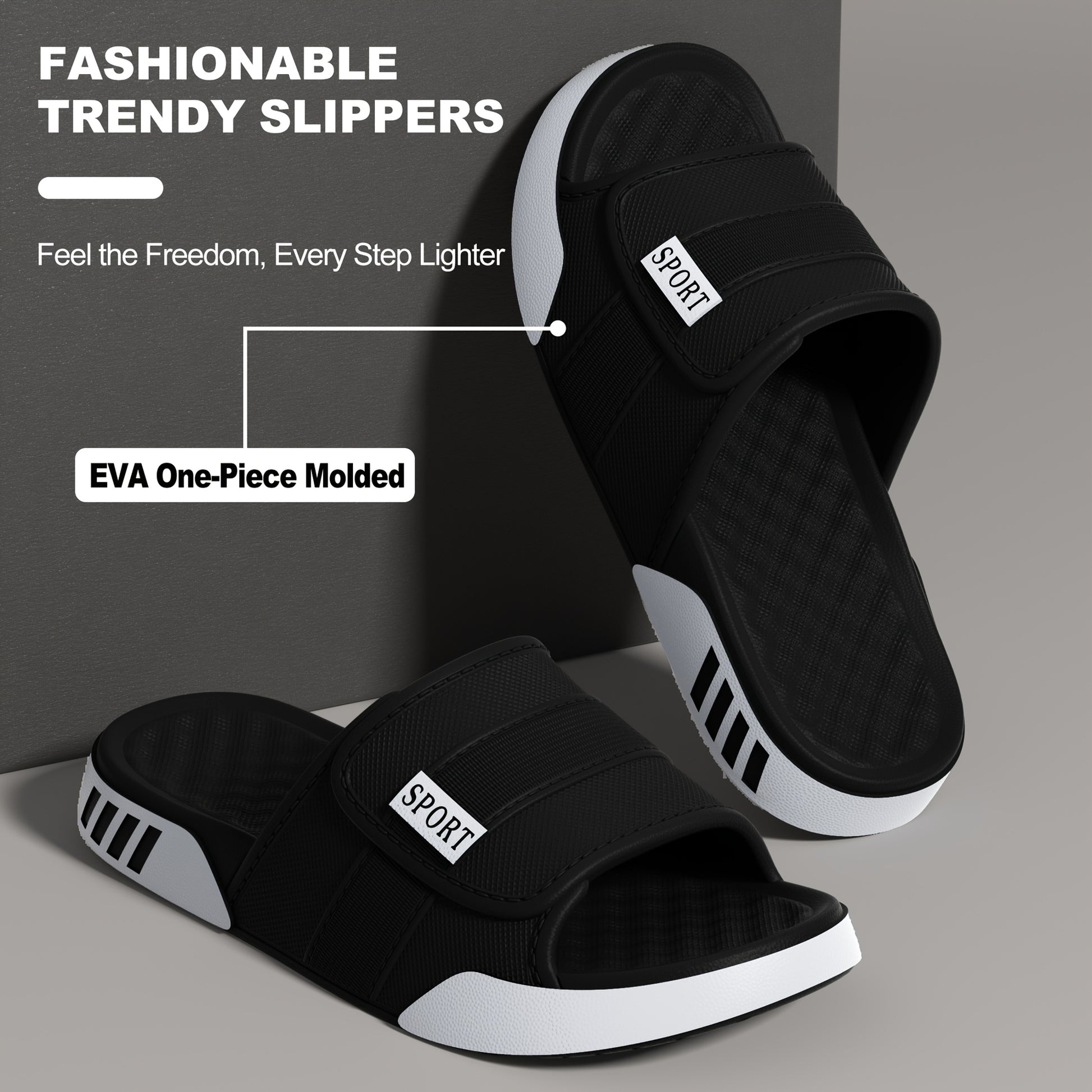 Men's Summer Flat Sandals with Thick Soles, Comfortable and Soft, Casual and Simple, Fashionable and Versatile, Thick Sole Trend, Street Style, Men's Sandals. - ayq