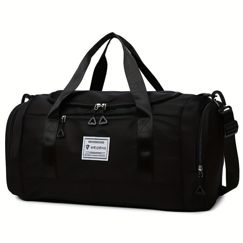 Men'S Large Capacity Gym & Travel Duffel Bag - Durable Oxford Fabric with Adjustable Shoulder Straps, Multiple Compartments, and Secure Zipper Closure for Gym, Short Trips, and Daily Use, Gym Bag, Secure Zipper Closure