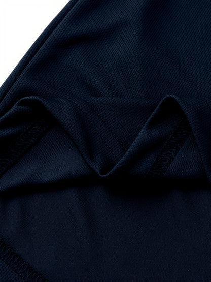 Men's Summer Casual Sportswear 2-Piece Polyester Set