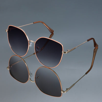 Unisex Retro Oval Polycarbonate Frame Lightweight Decorative Glasses