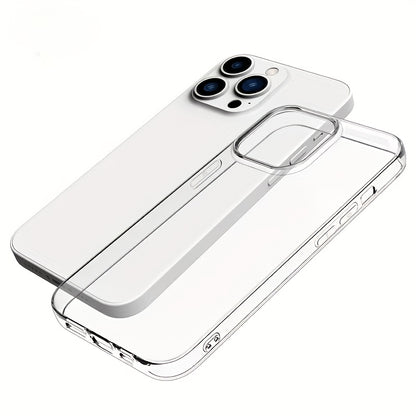 Clear Shockproof TPU Case for iPhone 18, 17, 16 Series