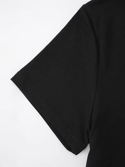 Women’s Cotton V-Neck Short Sleeve Casual T-Shirt