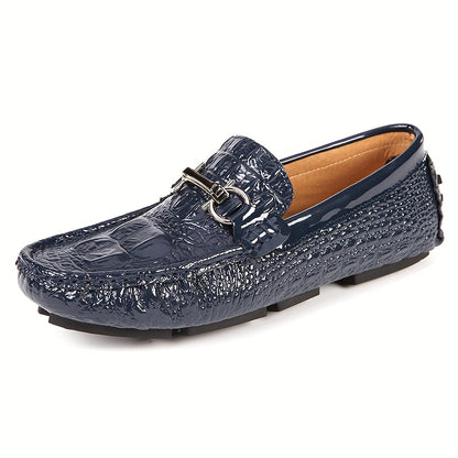 Versatile Low-Top Business Slip-On Shoes with Rubber Sole