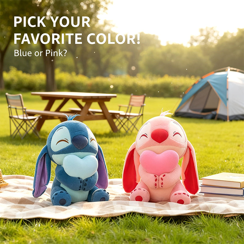 Disney Stitch Love Plush տիկնիկ, Ծննդյան տոների նվեր տիկնիկ, երեկույթի զարդարանք տիկնիկ, Նոր տարվա նվեր, տունդարձի նվեր ընկերուհիների և երեխաների համար, Սուրբ Ծննդյան նվեր