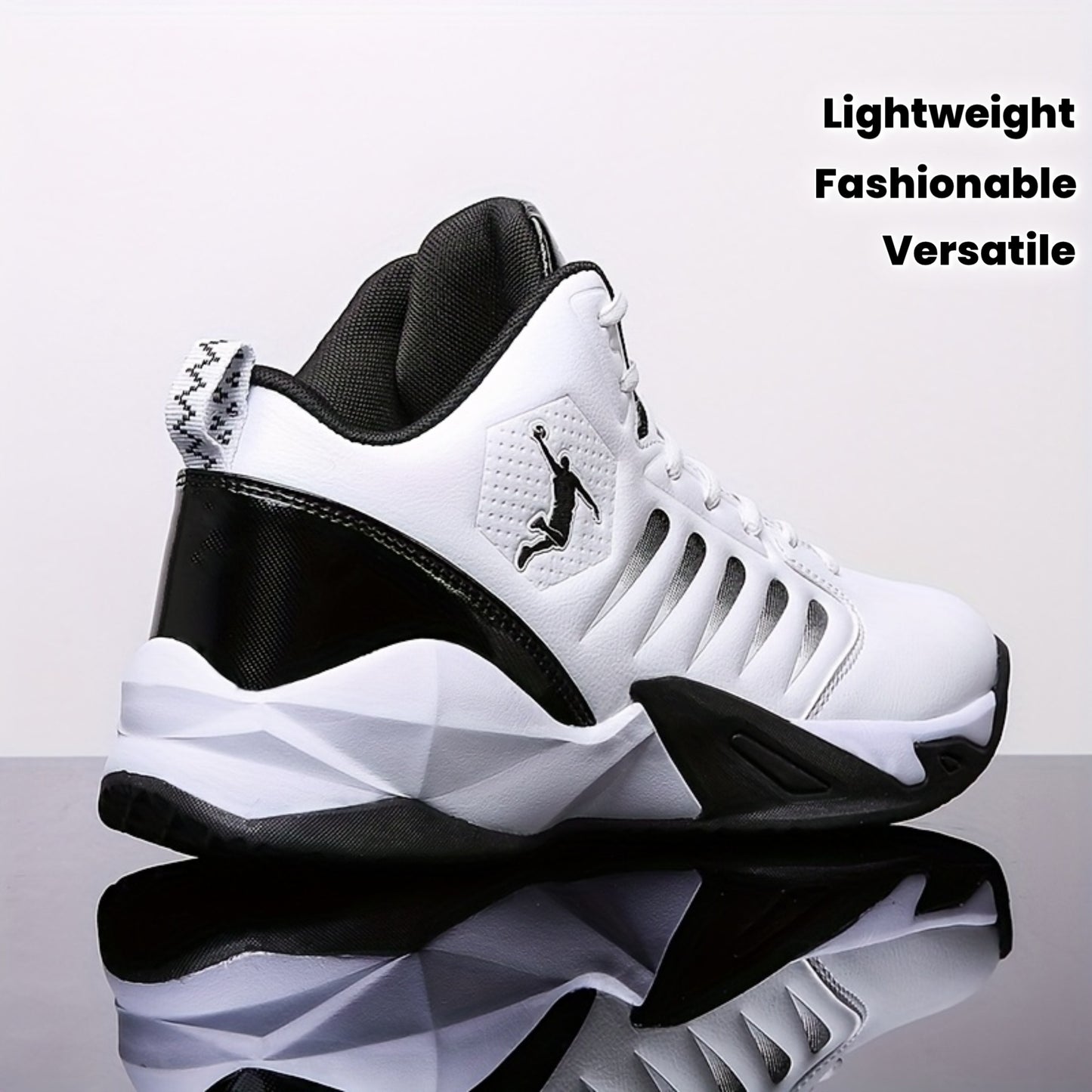 [sneakers] Extra-Large Outdoor Trail Shoes for Men, Featuring Slip Resistance, Shock Absorption, Durability, Trendy Basketball Design, Versatile Sports Footwear, Lightweight Comfort, Casual Style, Soft Sole, And Rebound Train