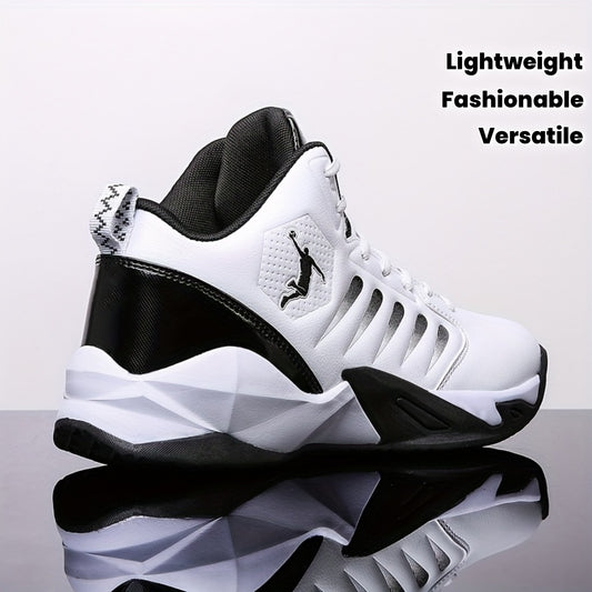 [sneakers] Extra-Large Outdoor Trail Shoes for Men, Featuring Slip Resistance, Shock Absorption, Durability, Trendy Basketball Design, Versatile Sports Footwear, Lightweight Comfort, Casual Style, Soft Sole, And Rebound Train