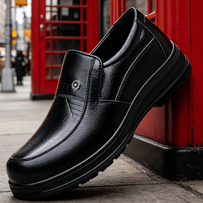 Men's Business Casual Oxford Slip-On Shoes Large Size All-Season