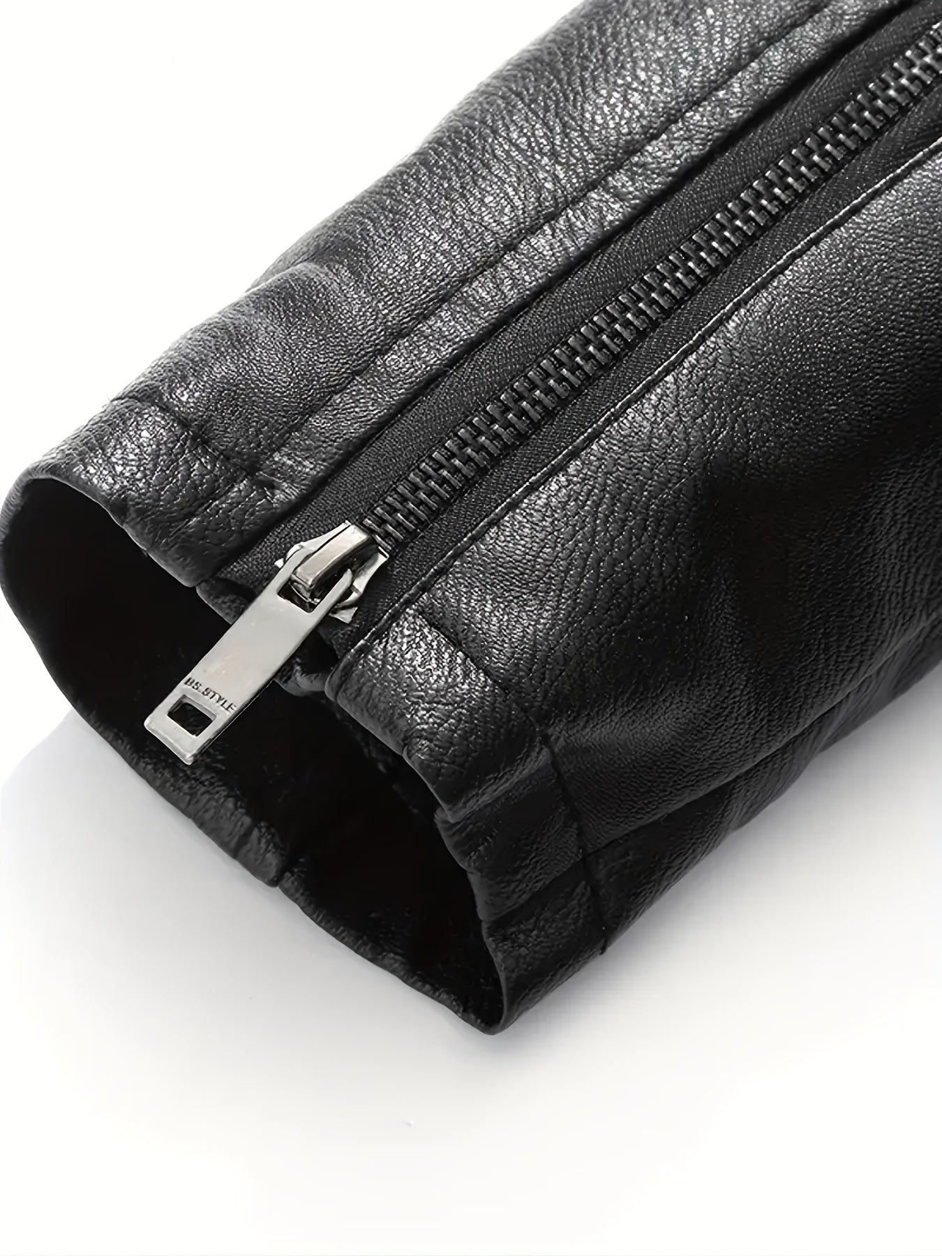 Men's Windproof Winter Jacket with Fleece & Collar, Zippered Pockets, Warm Coat for Skiing, Hiking, Motorcycle Riding - Hand Washable Cold Weather Outerwear (Black/Brown), Winter Clothes Men, Bomber Jackets For Winter, Mens W