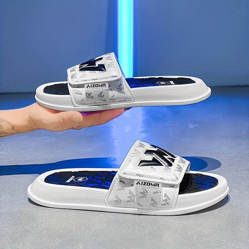 Men's Streetwear Slides with Non-Slip Sole - Casual EVA Sandals