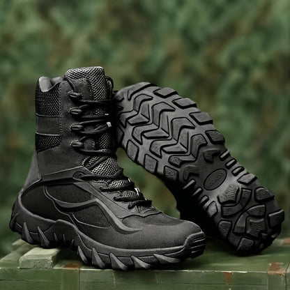 Men's Lightweight Breathable Hiking Boots with Anti-Slip Sole