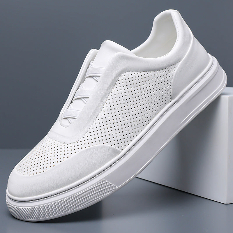 Men's Lightweight Casual Slip-On Shoes with Soft PU Soles