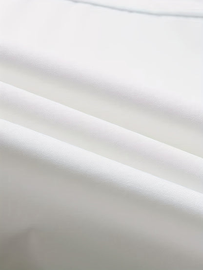 Men's Stand Collar Long Sleeve Zip Up Sports Jacket With Contrast Trim Design, Men's Spring Fall Outwear, As Gifts