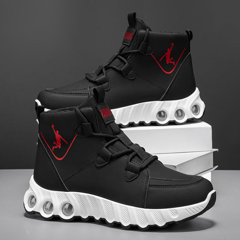 Men's All-Season Outdoor Running Shoes with Durable PVC Sole